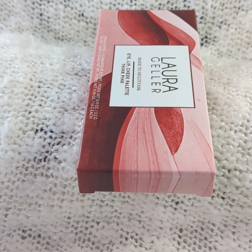Laura Geller Multitasking Cream to Powder Trio in Think Pink, 8g/0.30oz